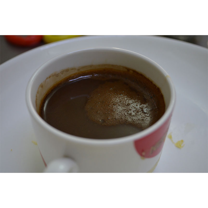 Crema non láctea de café súper rico e cremoso